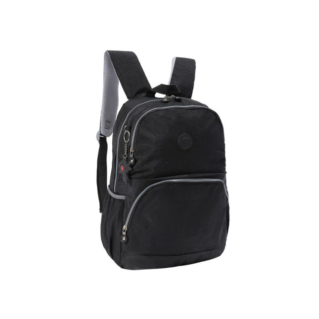 Mochila Juvenil Creased Black - BPT20083