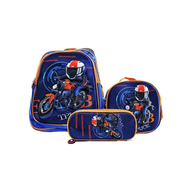 Mochila Kit Infantil Standard Moto - BPD22085