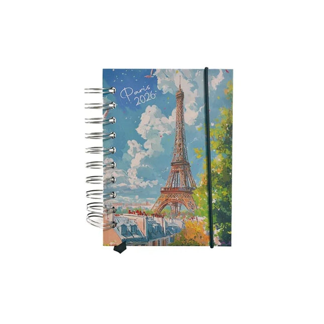 Agenda Escolar Wincy 2026 Tamanho 11X15 320PGS Places - PPA62662