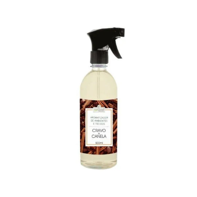 Aromatizador Ambiente E Tecidos 500ml Cravo E Canela - 150301012