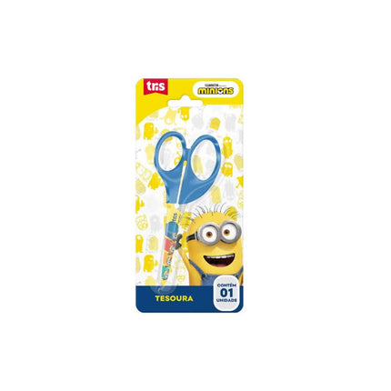 Tesoura Escolar Summit 13cm Minions Com 01 Unidade - 905734