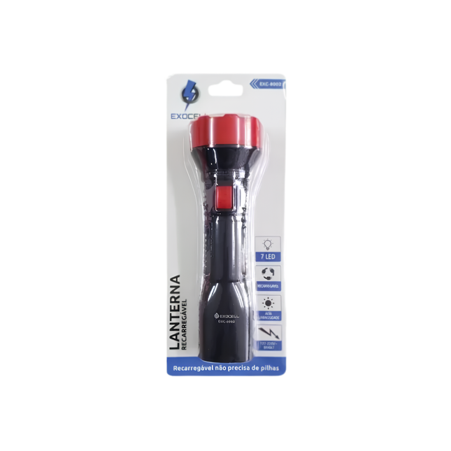Lanterna Exocell Recarregavel - EXC-8002