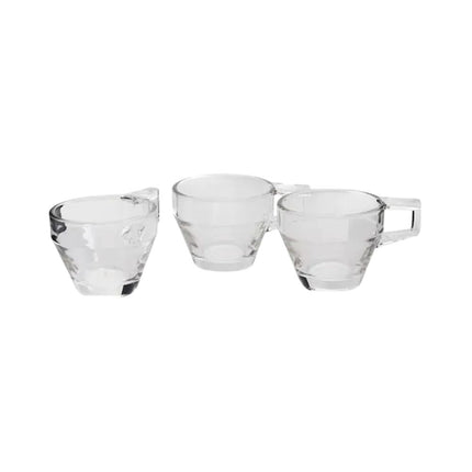 Xicara De Vidro 190ml Com 03 Unidades Pcs - A14291