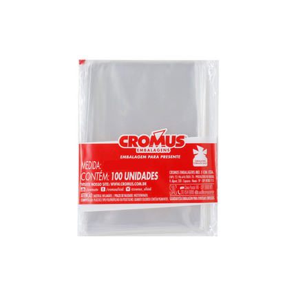 Saco Para Presente Cromus TRANS.20X30 Sortido Com 100 Unidades Fls
