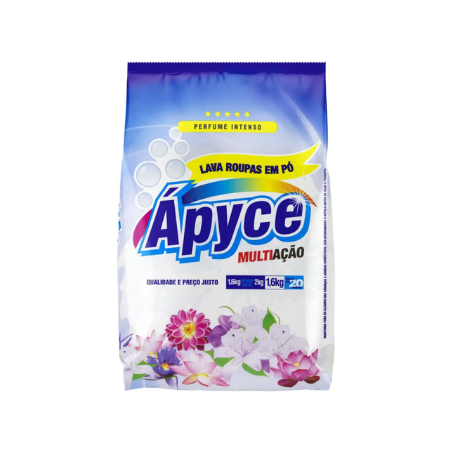 Sabao Em Po Apyce Multiacao Sache 1,6kg Branco - 20110100003