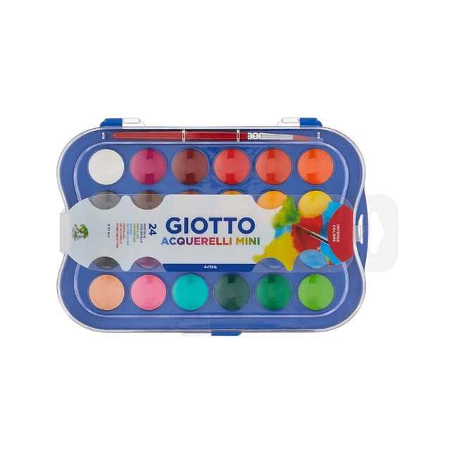 Aquarela Giotto Mini 24 Cores 23mm - 352600