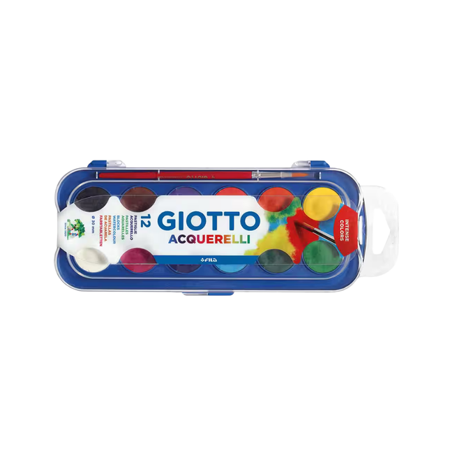 Aquarela Giotto Mini 12 Cores 30mm - 351200
