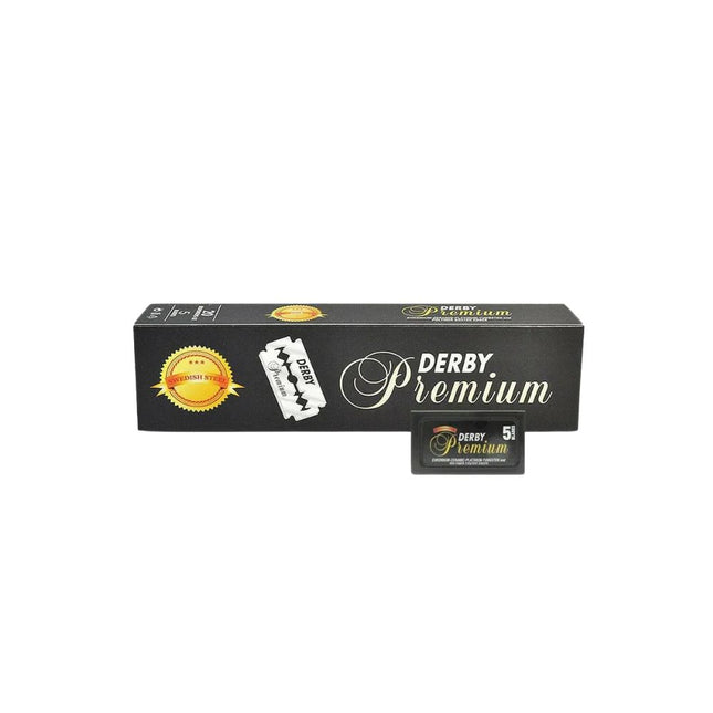 Lâmina De Barbear Premium Dispenser Derby Com 100 Unidades
