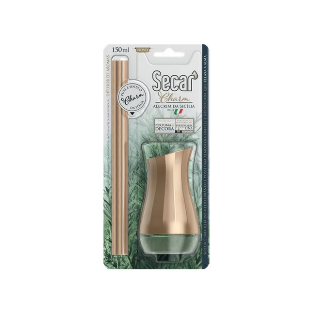 Difusor De Aroma Secar 150ml Charm Alecrim Da Sicilia - 10020692