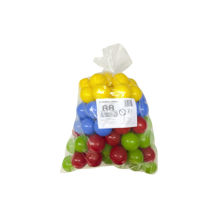 Bolinha Para Piscina Macmold Cor Sortida Com 100 Unidades - 0039